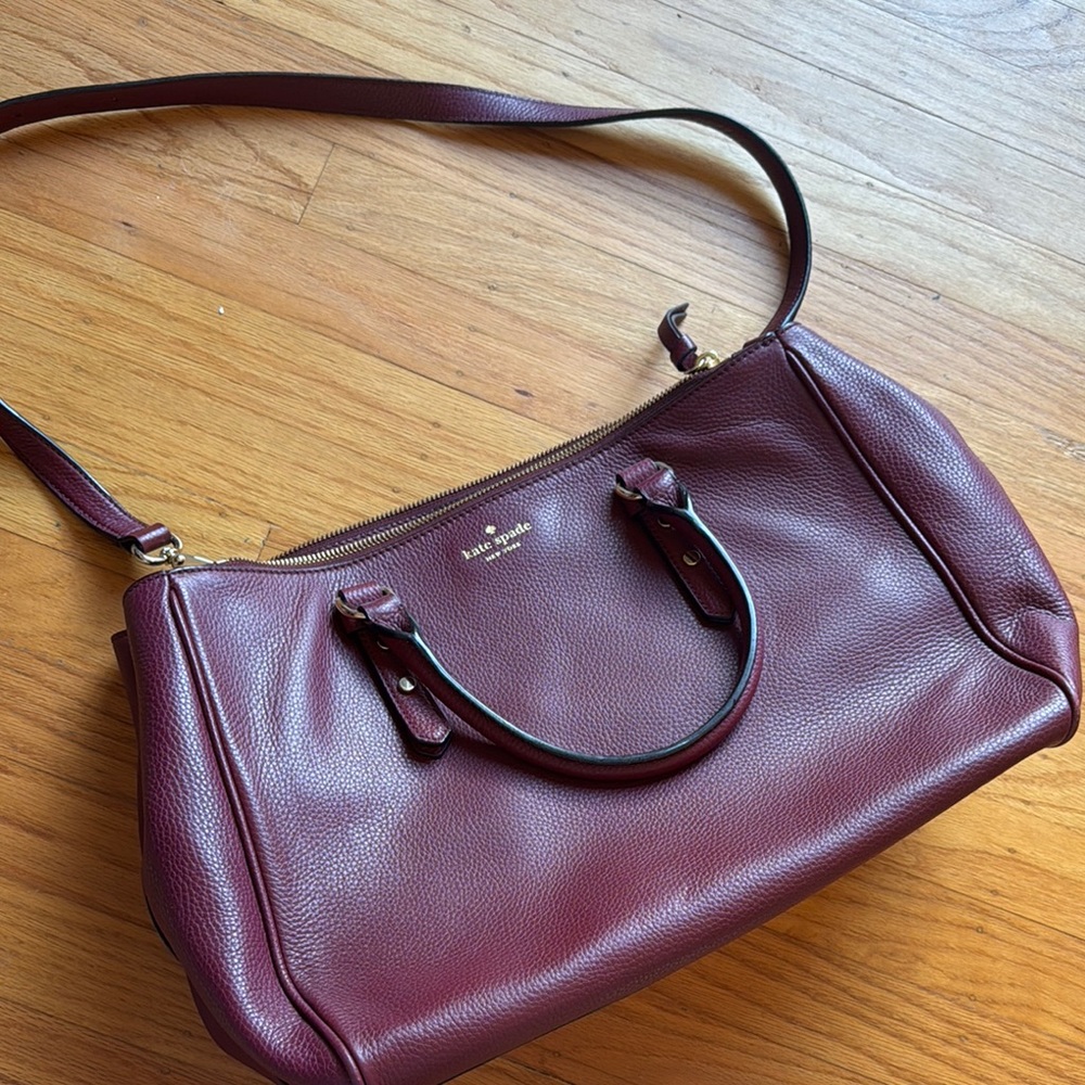 NWT Kate Spade MULLEDWINE Leather Leighann Mulberry Street Collection Bag